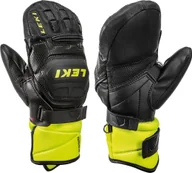 Rękawice narciarskie - Leki Rękawice narciarskie WorldCup Race Coach Flex S Gtx Junior Mitt lemon r 4.0 649802801040 - miniaturka - grafika 1