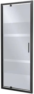Kerra Drzwi prysznicowe czarny profil 90 cm Tomar Tomar DR 90 - Ścianki i drzwi prysznicowe - miniaturka - grafika 2