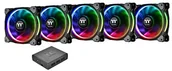Wentylatory komputerowe - Thermaltake Riing Plus (RGB LED z oprogramowaniem, zestaw -częściowy), RGB 12 cm CL-F054-PL12SW-A - miniaturka - grafika 1