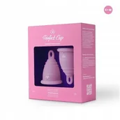 Urządzenia medyczne - OrganiCup Perfect Cup Zestaw kubeczków menstruacyjnych jasny róż - rozmiar S i M PC-JR-S+M - miniaturka - grafika 1