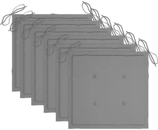 vidaXL Składane krzesła ogrodowe 6 szt., z poduszkami, drewno akacjowe! 3074995 - Fotele i krzesła ogrodowe - miniaturka - grafika 9