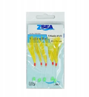 Zebco Przypon na makrele 5 x hak 1/0 - Inne akcesoria dla wędkarzy - miniaturka - grafika 2