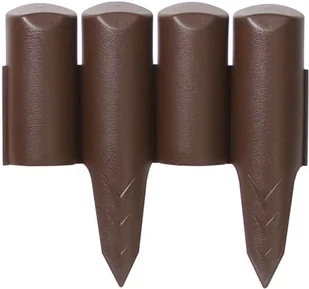 Palisada ogrodowa ciemnobrązowy, 250 cm - Ogrodzenia - miniaturka - grafika 2