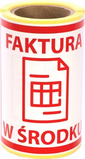 Naklejki Etykieta Ostrożnie Faktura Kurier 100szt - Papier do drukarek - miniaturka - grafika 2