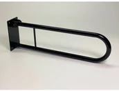 Inne - Makoinstal Poręcz łukowa uchylna 60cm czarna UR6-9005 - miniaturka - grafika 1