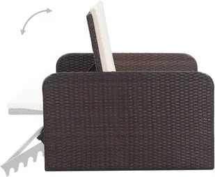 2-cz. brązowy komplet rattanowy do ogrodu x S3-B41 - Meble ogrodowe - miniaturka - grafika 8