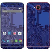 Etui i futerały do telefonów - Wiko Royal Sticker Royal tatuaż ścienny RS. 97406 samoprzylepny do Slide z motywem karty ELECTRONIQUE RS.97406 - miniaturka - grafika 1