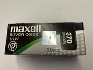 Baterie i akcesoria - Maxell 18290000 Bateria domowa Single-use Battery Siler-Oksyd (S) - Baterie domowe (pojedyncza bateria, srebrny oksydowany (S), 1,55 V, 10 sztuk), 39 mAh, Hg (rtęć)) - miniaturka - grafika 1