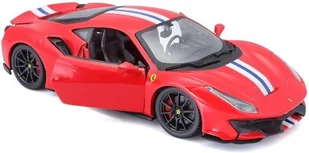 Bburago Autko Ferrari 488 Pista 1:24 26026 $ - Samochody i pojazdy dla dzieci - miniaturka - grafika 3