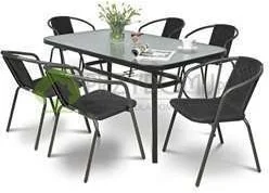 Focus Garden Krzesło ogrodowe SIMPLE antracytowe - Fotele i krzesła ogrodowe - miniaturka - grafika 2