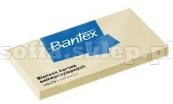 Bantex BLOCZKI SAMOPRZYLEPNE 125X75MM 100 KARTEK ŻÓŁTE zakupy dla domu i biura 400086388 - Notesy i bloczki - miniaturka - grafika 2