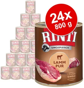Rinti Megapakiet Singlefleisch 24 x 800 g Pakiet mieszany - Mokra karma dla psów - miniaturka - grafika 2