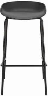 Intesi Stołek barowy Grego czarny - Taborety i hokery - miniaturka - grafika 8
