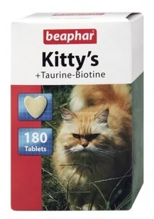 Beaphar Kittys Taurine + Biotine tabletki witaminowe 75szt 13466 - Suplementy i witaminy dla kotów - miniaturka - grafika 3