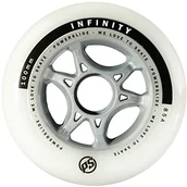Akcesoria do skatingu - Powerslide rolki infinity II 4-Pack, biały, 100 MM, 905224 905224_Weiß_100mm - miniaturka - grafika 1