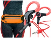 Akcesoria do słuchawek - Słuchawki Do Biegania Jack Przewodowe+etui Nerka - miniaturka - grafika 1