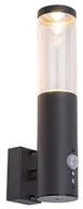 Lampy ogrodowe - Rabalux Katowice 7915 kinkiet zewnętrzny lampa ścienna ogrodowa IP44 1x7W GU10 antracyt/przeźroczysty - miniaturka - grafika 1
