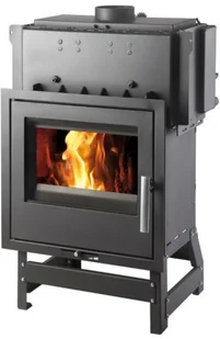 Haas+Sohn Wkład Kominkowy VESUVIO II/10/1S czarny/żeliwne drzwi z wymiennikiem - Wkłady kominkowe Haas+Sohn Wkład Kominkowy VESUVIO II/10/1S czarny/żeliwne drzwi z wymiennikiem - Wkłady kominkowe - miniaturka - grafika 1