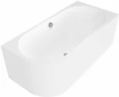 Wanny - Polysan VIVA R MONOLITH wanna asymetryczna 180x75x60cm biała 72129M - miniaturka - grafika 1