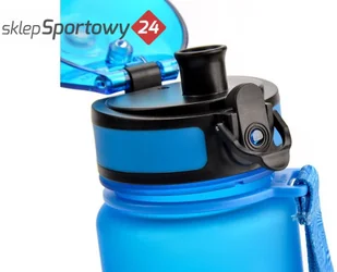 Meteor Meteor Butelka na wodę Bidon 650 ml niebieska Meteor - Shakery i bidony sportowe - miniaturka - grafika 4