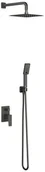 Zestawy prysznicowe - Omnires Kolumna natryskowa grafit Saxon - miniaturka - grafika 1