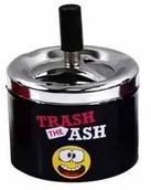 Kosze na śmieci - ARTYKUŁY AGD F Metalowa popielniczka automat mix 9x13cm f 23124 - miniaturka - grafika 1