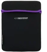 Etui do tabletów - ESPERANZA Etui na Tablet 9.7 4:3 ET172V | Czarny /Fioletowy| GRUBY NEOPREN 3mm - miniaturka - grafika 1