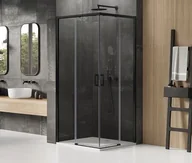 Kabiny prysznicowe - New Trendy Prime Black 120x80 D-0320A/D-0313A - miniaturka - grafika 1