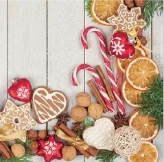 POL-MAK Serwetki 33x33 cm Gwiazdka 001502 - Obrusy i serwetki - miniaturka - grafika 2