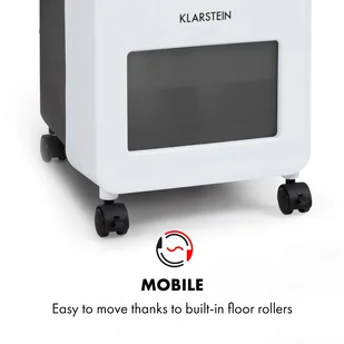 Klarstein Klarstein Cooler Rush, wentylator/chłodnica powietrza, 5,5 l, 45 W, pilot, 5 x pakiet lodowy ACO4-CoolerRushW - Klimatory - miniaturka - grafika 11