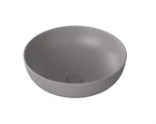 Umywalki - Massi Umywalka nablatowa MOLIS GREY 38x38x13,6 cm MSU-0013-MG - miniaturka - grafika 1