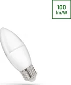 Żarówki LED - Spectrum LED LED LED ŚWIECOWA E-27 230V 1W CW unihimp 9690-uniw - miniaturka - grafika 1