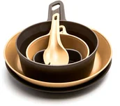 Kuchnia turystyczne i akcesoria - Wildo Expl**** Kit Zestaw obiadowy, desert/dark grey 2021 Zestawy do gotowania KIT-67231 - miniaturka - grafika 1