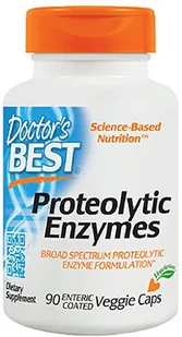 DOCTOR'S BEST DOCTOR'S BEST Proteolytic Enzymes 90caps - Witaminy i minerały dla sportowców - miniaturka - grafika 2