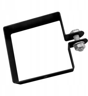 Obejma do słupka 10 x 10 cynkowana RAL 9005 - Akcesoria do ogrodzeń - miniaturka - grafika 2