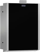 Kosze na śmieci - Franke Kosz na śmieci 3,7 litra EXOS Franke stal szlachetna matowa + czarne szkło EXOS611EB - miniaturka - grafika 1