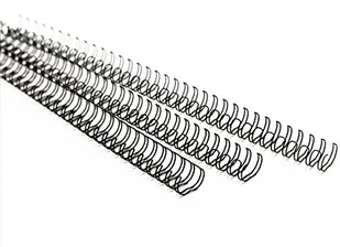 GBC GRZBIETY DRUTOWE 34 ZWOJE 3:1 9,5mm BIAłE 100szt rg810670 - Grzbiety do bindownic - miniaturka - grafika 2