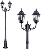 Lampy ogrodowe - Kaja ALFRED OLSZEWSKI Lampa ogrodowa K-7006A2/2 z serii STANDARD czarna + żarówki LED gratis! - miniaturka - grafika 1