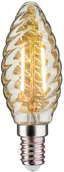 Żarówki LED - Paulmann Żarówka świeca LED E14 2,6W 2 500 K złota skręcona - miniaturka - grafika 1