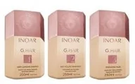 Kosmetyki do stylizacji włosów - INOAR INOAR G-Hair zestaw do keratynowego prostowania 3x250ml - miniaturka - grafika 1