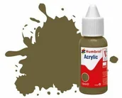 Kolejki i akcesoria - Humbrol Farba akrylowa Humbrol 86 - Olive Green Matt 14ml Humbrol DB0086 - miniaturka - grafika 1