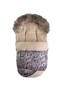 MATEX Śpiwór VENUS+mufka [TB0308_V1]szary marmurek - Śpiworki dla dzieci - miniaturka - grafika 3