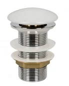 Korki do umywalek - CORSAN Corsan Korek klik-klak duży do umywalki bez przelewu MUKK BIAŁY - miniaturka - grafika 1