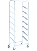 Wózki magazynowe - AJ Produkty Wózek na 7 pojemników, bez pojemników, 1850x660x410 mm - miniaturka - grafika 1
