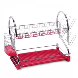 KAMILLE Dwupoziomowa suszarka do naczyń KAMILLE 0765B - Suszarki do naczyń - miniaturka - grafika 3