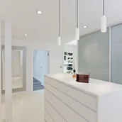 Lampy sufitowe - Redlux MAVRO lampa wisząca biała 230V LED 12W 38° 3000K R12990) Rendl - miniaturka - grafika 1