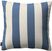 Poszewki na poduszki - Dekoria.pl Dekoria.pl Poszewka Kinga na poduszkę niebiesko-białe pionowe pasy 5,5cm) 50 × 50 cm Quadro 102-143-90 - miniaturka - grafika 1