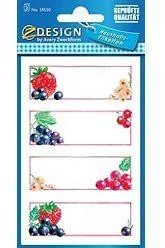 Avery Zweckform praca zbiorowa Naklejki na przetwory, owoce 3 - Książki kucharskie - miniaturka - grafika 2