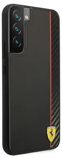 Ferrari FESAXHCS22MBK S22+ S906 czarny/black hardcase On Track Carbon Stripe hurtel-90740-0 - Etui i futerały do telefonów - miniaturka - grafika 4