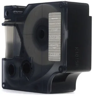 Dymo oryginalny taśma do drukarek etykiet 53720 S0721000 biały druk/przezro - Taśmy do drukarek barwiące - miniaturka - grafika 3